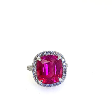 Rare Rubellite Tourmaline Ring